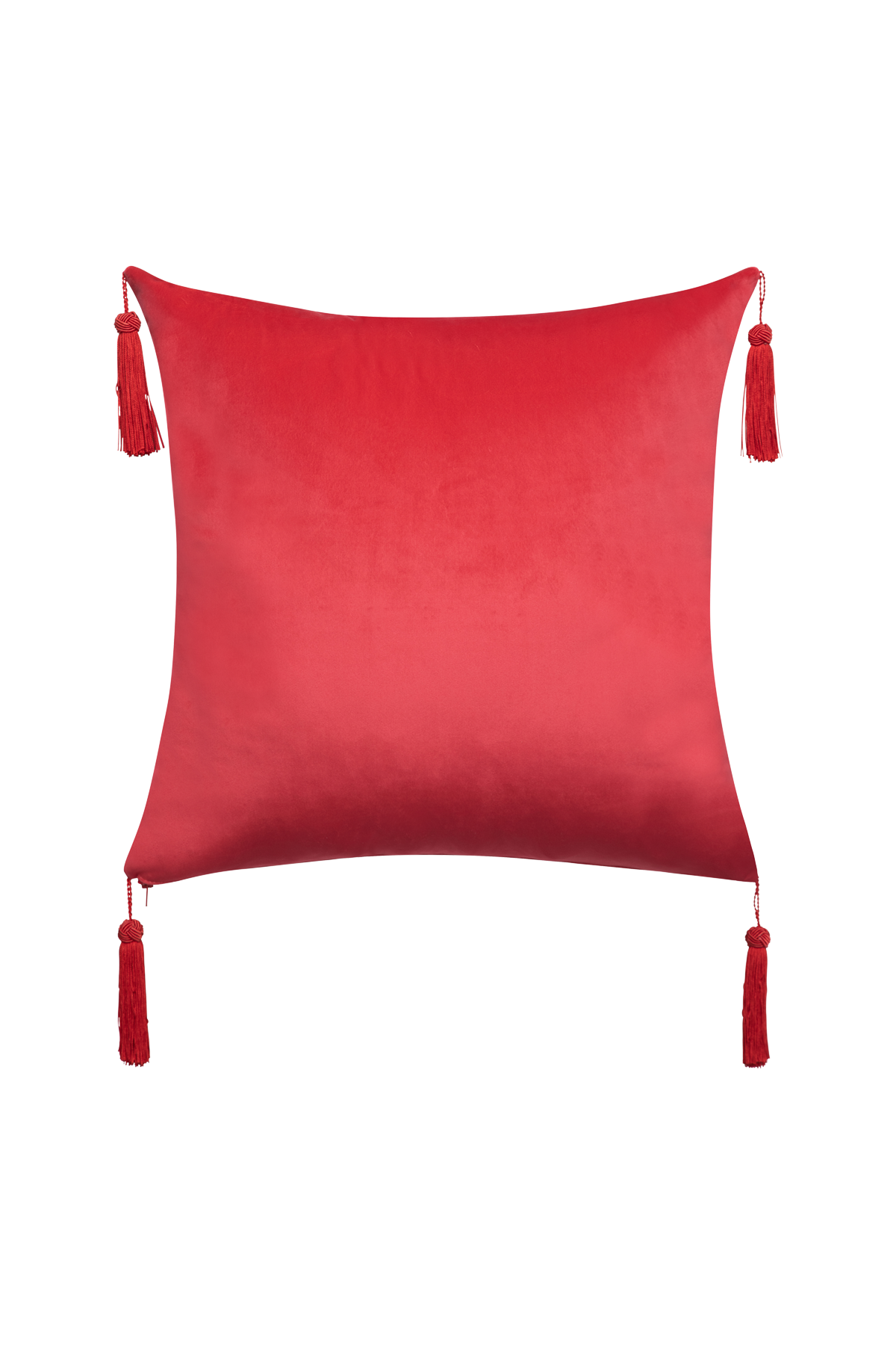 cojín Antonio Velasco Madrid terciopelo borlas rojo calavera boca